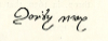 May Dorothy Wife of Plymouth Colony Governor William Bradford Signature-100.jpg